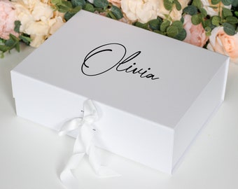 Personalisierte Geschenkbox, Brautjungfern-Angebotsbox, Hochzeitsgeschenkbox, Geburtstagsgeschenkbox, Andenkenbox personalisiert