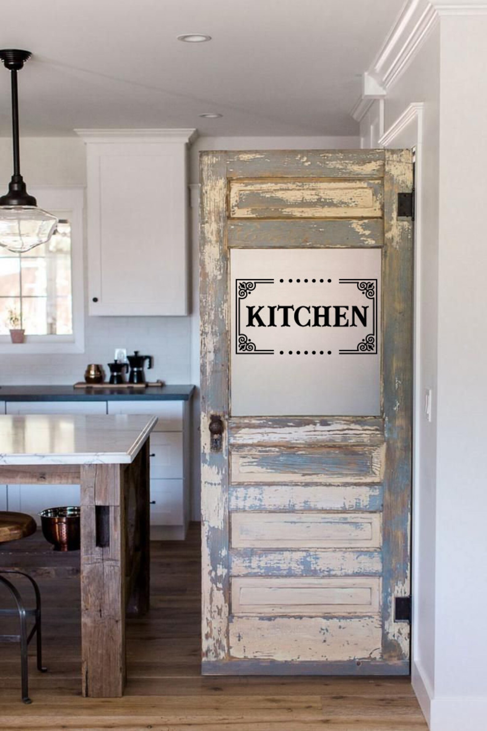 Kitchen Decal Pantry Door Decal Pantry Decal Kitchen Door Etsy