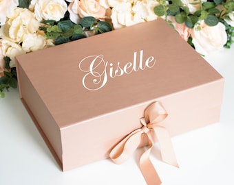 Personalisierte Geschenkbox, Brautjungfern-Angebotsbox, Hochzeitsgeschenkbox, Geburtstagsgeschenkbox, Andenkenbox personalisiert