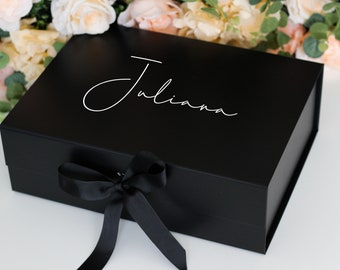 Personalisierte Geschenkbox, Brautjungfern-Angebotsbox, Hochzeitsgeschenkbox, Geburtstagsgeschenkbox, Andenkenbox personalisiert