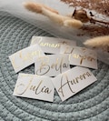 Custom Name Sticker, Personalized Name Decal for Wood Hanger, Custom Name Decal, Wine Glass Decal, Pantry Labels, Bridesmaid Gift Box Decal product logo
