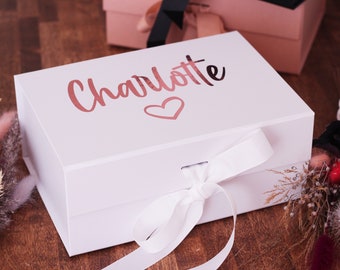Personalized Gift Box, Bridesmaid Proposal Box, Wedding Gift Box, Birthday Gift Box, Personalized box with name, Bridesmaid Gift Box