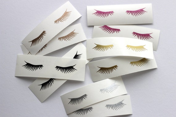 15 Eyelashes Pairs Decal Stick for Envelope Seal Cup Party Baby Showers Birthday 