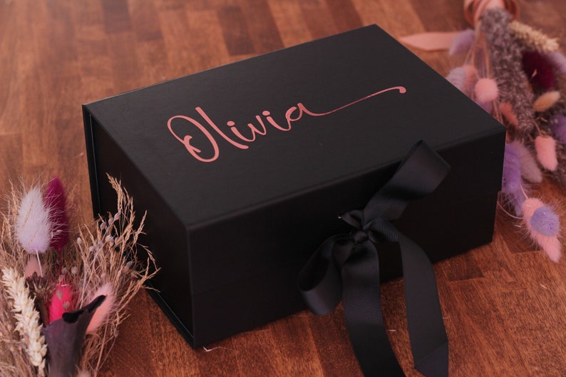 Personalisierte Geschenkbox, Brautjungfern-Angebotsbox, Hochzeitsgeschenkbox, Geburtstagsgeschenkbox, Andenkenbox personalisiert Bild 7