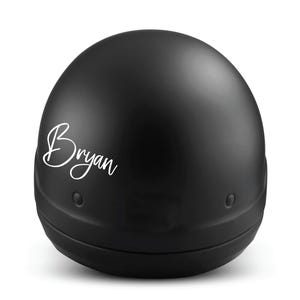 Custom Name Motorcycle Helmet Decal, Custom Helmet Waterproof Sticker ...