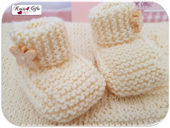 Made to Order Newborn Knitted Booties 