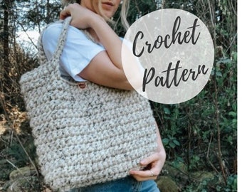 Cascades Tote Bag Pattern / Crochet Purse Tutorial