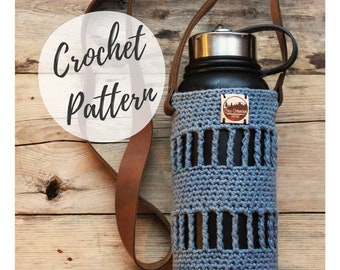 Bottle Sling Crochet Pattern / Water bottle holder / DIY