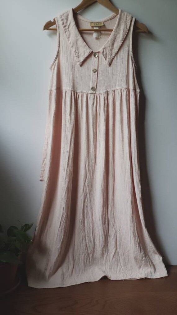 Vintage Pink/White Gingham Sun Dress