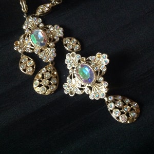 YSL statement necklace and earrings image 10