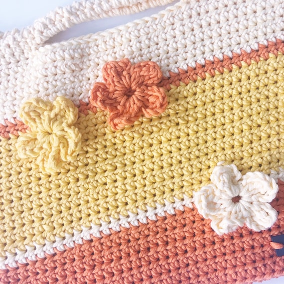 Flower Bag Crochet Pattern Crochet Bag Cute Bag Crochet Pattern