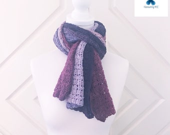 0ff the Grid Whirl pattern | Shceepjes Whirl Scarf | Scarf pattern | crochet scarf pattern |