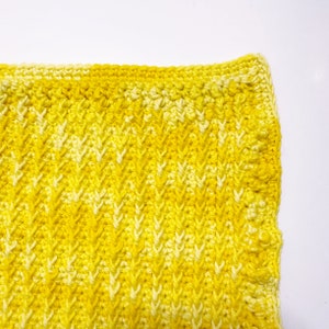 Golden Ridge Washcloth pattern crochet washcloth pattern facecloth crochet pattern crochet dishcloth dishcloth image 5