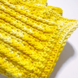 Golden Ridge Washcloth pattern crochet washcloth pattern facecloth crochet pattern crochet dishcloth dishcloth image 6