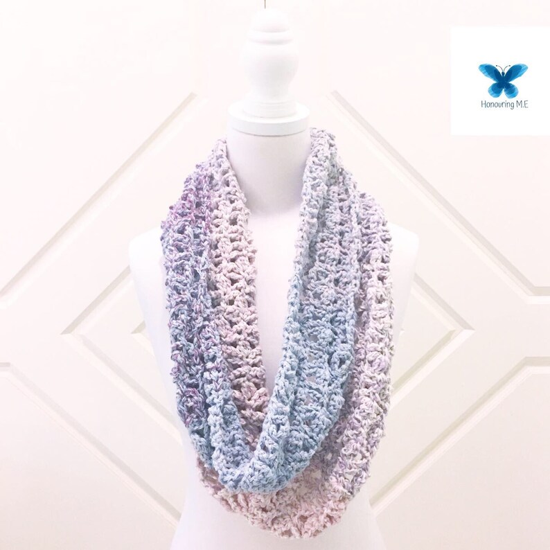 Coco Lola Chunky Infinity Scarf Crochet Pattern (PDF) - Etsy