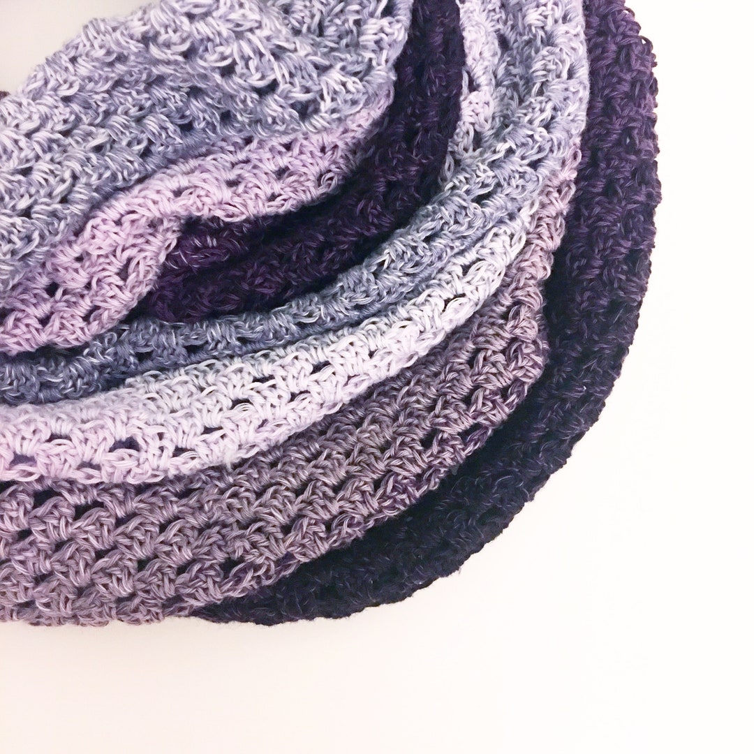 Infinity Whirl Crochet Cowl Pattern: Easy Beginner Scarf (PDF Pattern ...