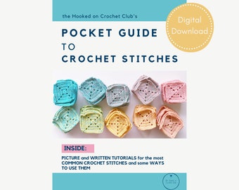 Pocket Guide to Crochet Stitches Crochet Guide Crochet Stitch Book Crochet  Stitches Crochet Tutorial 