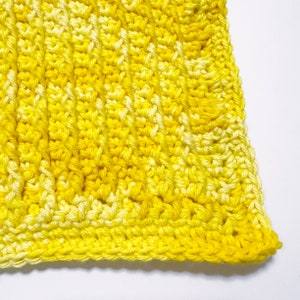 Golden Ridge Washcloth pattern crochet washcloth pattern facecloth crochet pattern crochet dishcloth dishcloth image 4