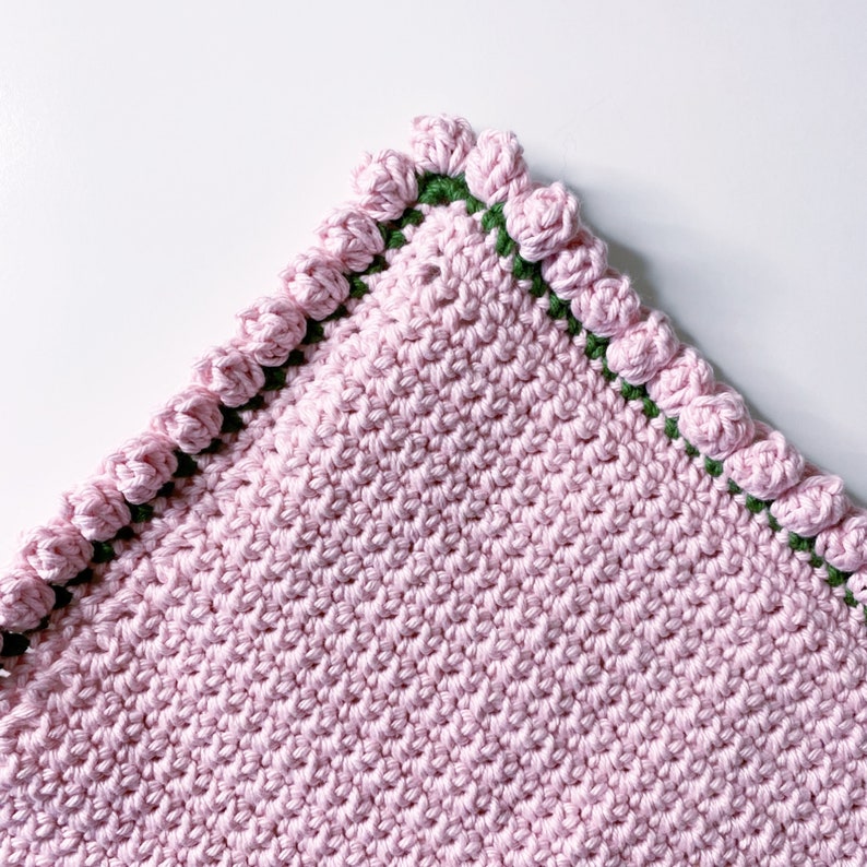 Washcloth pattern crochet washcloth pattern facecloth crochet pattern crochet dishcloth dishcloth image 2