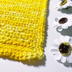 Sunshine Washcloth pattern | crochet washcloth pattern | facecloth | crochet pattern | crochet dishcloth | dishcloth