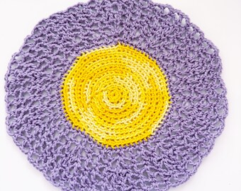 Flower Power Washcloth pattern | crochet washcloth pattern | facecloth | crochet pattern | crochet dishcloth | dishcloth