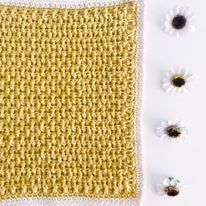 Washcloth Series - 01 Honeycomb | crochet pattern | crochet washcloth | dishcloth | facecloth