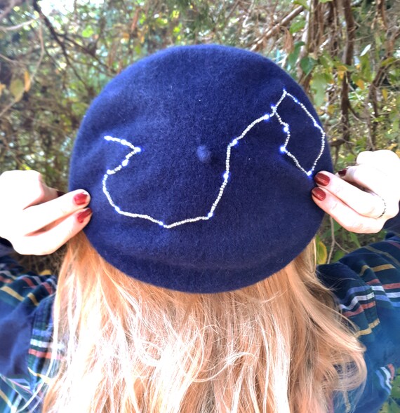 Scorpio Zodiac Beret With LED Lights 
