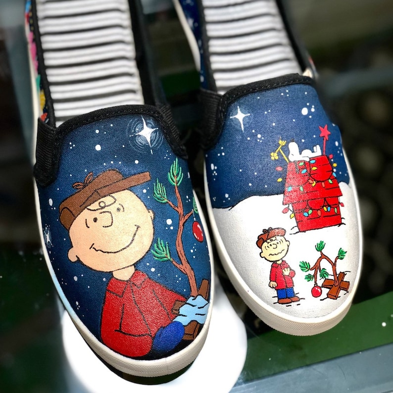 charlie brown christmas shoes