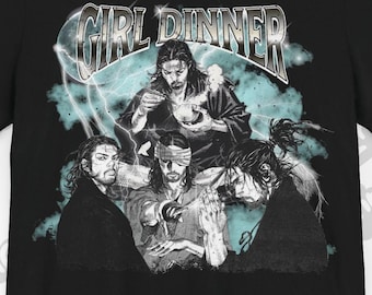 Maglietta da cena per ragazza Musashi Miyamoto, maglietta vagabonda anni '90 retrò anime bootleg