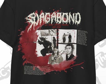 maglietta vagabonda, tutte le persone veramente forti sono gentili, maglietta manga streetwear giapponese