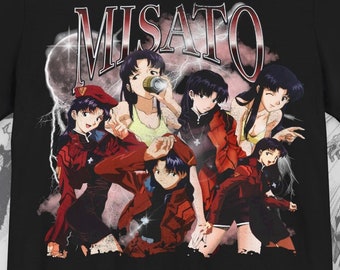 Neon Genesis Evangelion, maglietta bootleg Misato anni '90 retrò anime