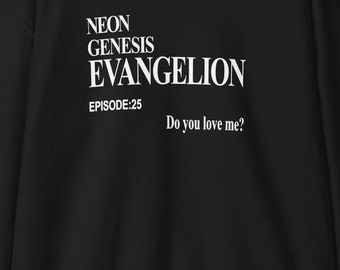 Felpa Neon Genesis Evangelion, mi ami episodio 25, Felpa con cappuccio manga anime divertente, Streetwear giapponese