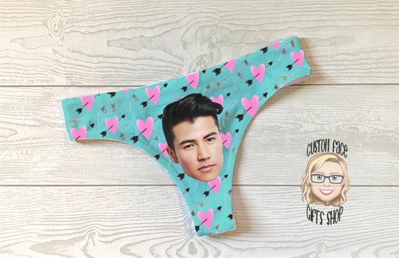Custom Face Panties Thong Panties With Faces and Name - Etsy