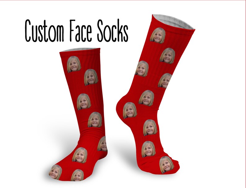 Custom Face Socks Personalized Socks Face Socks Custom Etsy