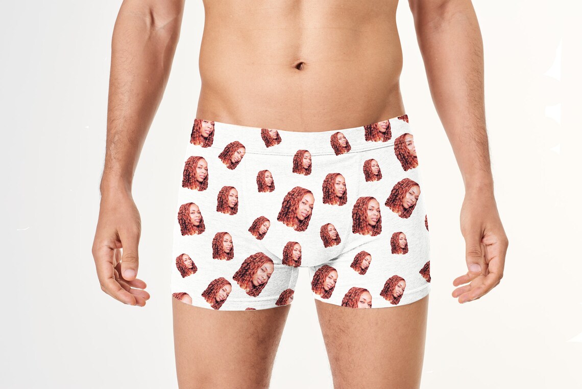 Custom Face Underwear Personalized Men's Briefs Custom Etsy