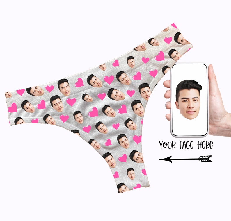 Custom Face Panties Thong Panties Personalized Thongs | Etsy