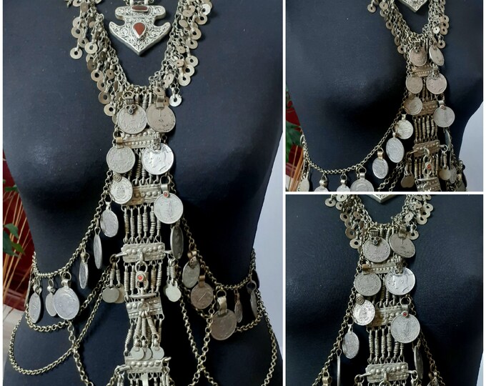 Tribal Fusion Belly Dance Body Chain Etsy