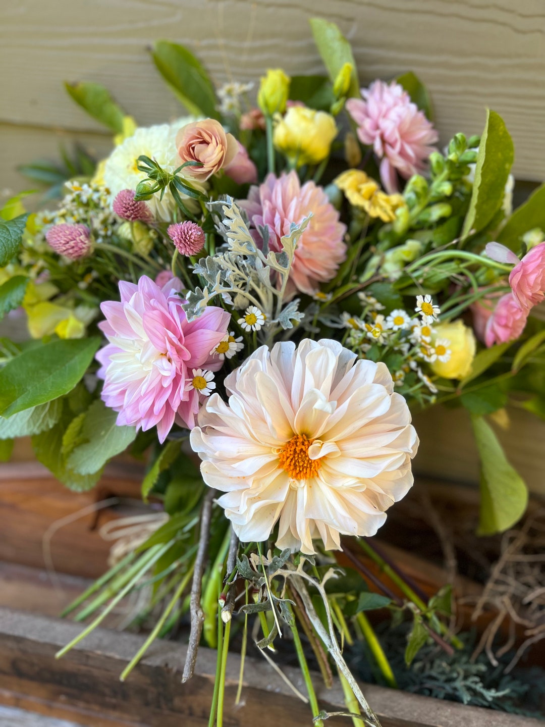 NC Bridal Bouquet From Pittsboro, North Carolina, Fresh Cut NC Wedding