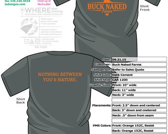 Buck Naked Farm NC-Grown Cotton T-shirt