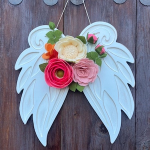 Mother’s Day Gift, Birthday Gift, Baby Girl Room Decor, Angel Wings Wall Decor, Baby Room Wall Decor, Housewarming Gift, Anniversary Gift