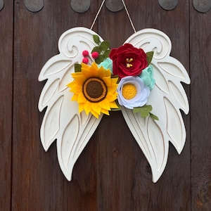 Mother’s Day Gift, Angel Wings Wall Decor, Baby Room Wall Decor, Birthday Gift Angel Wings, Housewarming Gift, Anniversary Gift,Gift for Her