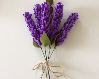 Felt Lavender, Lavender Bouquet, Felt Lavender Bouquet, Bouquet Lavender,Bridesmaid Bouquet, Wedding Bouquet, Wedding Bouquet,Purple Bouquet