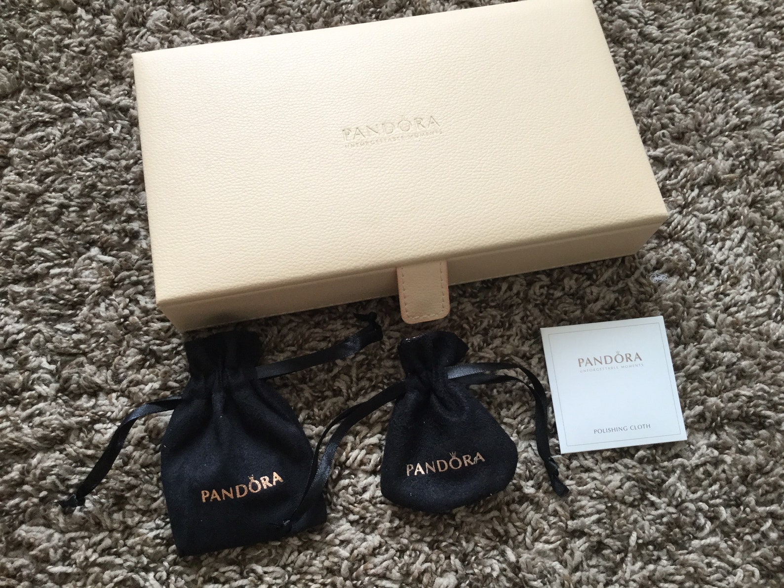 Pandora leather jewelry box. Jewelry storage box. Etsy