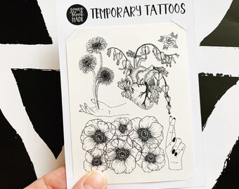 Daisy tattoo | Etsy