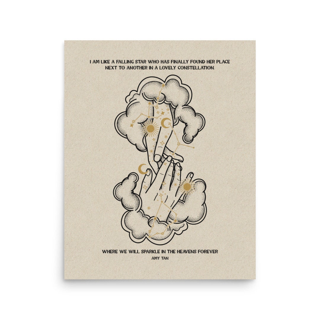 Amy Tan Quote Poster - Etsy