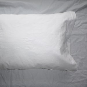 100% Organic Cotton Sateen Pillowcase - White – Thicker, 500 Thread Count, GOTS Certified