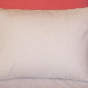 White - 100% Organic Cotton Flannel - Pillowcase - GOTS Certified