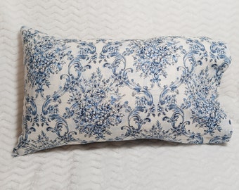 Blue Damask - Cotton Pillowcase