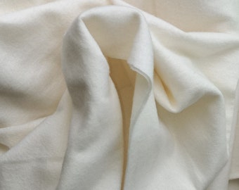 Ivory Color -  Cotton Flannel Pillowcase - Solid