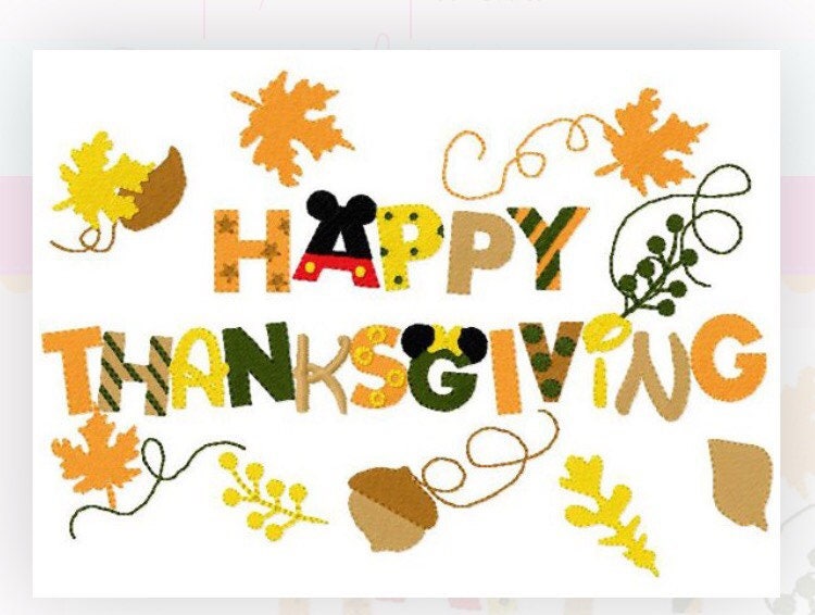 Happy Thanksgiving embroidered Disney shirt Mickey and ...